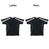 Teammate Tees Black White